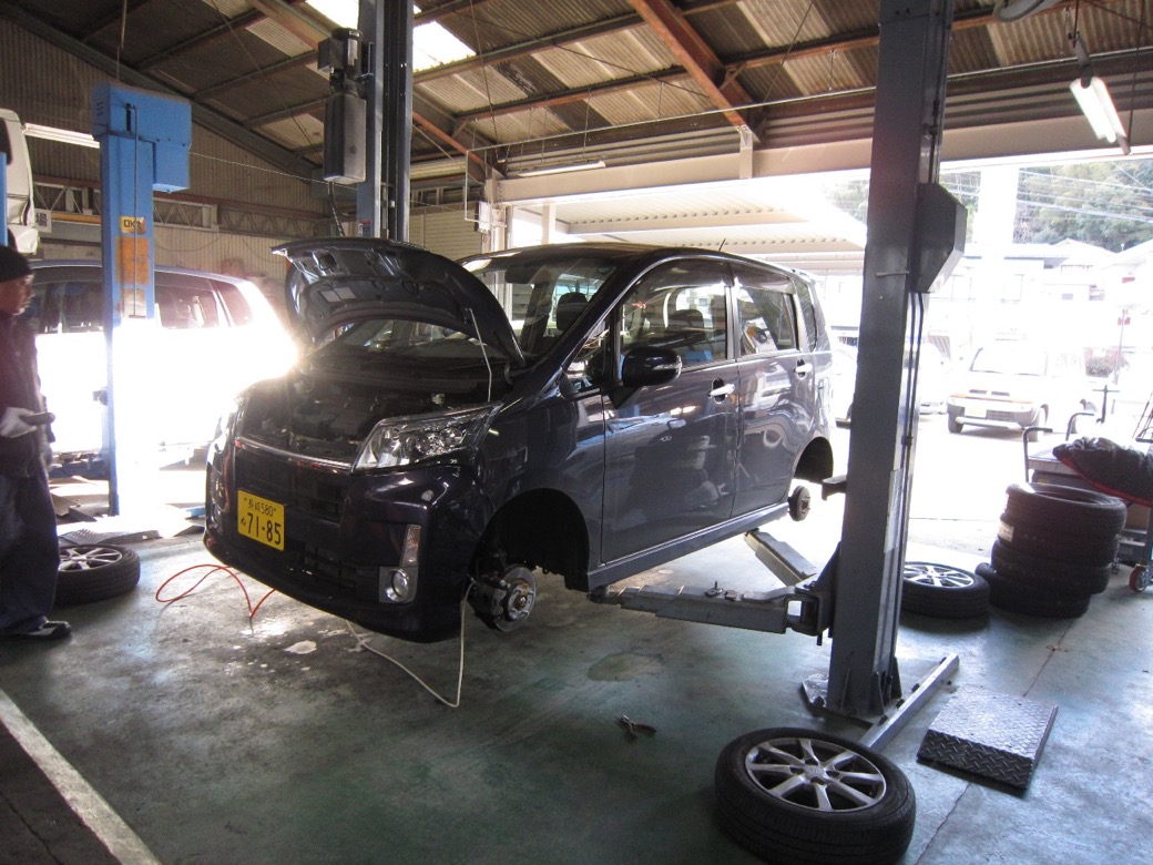 ブレーキ周り分解点検